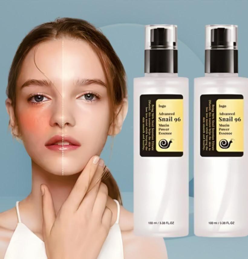 "Snail Mucin Power Essence – Skin Repair & Hydration (100ml x 2)"