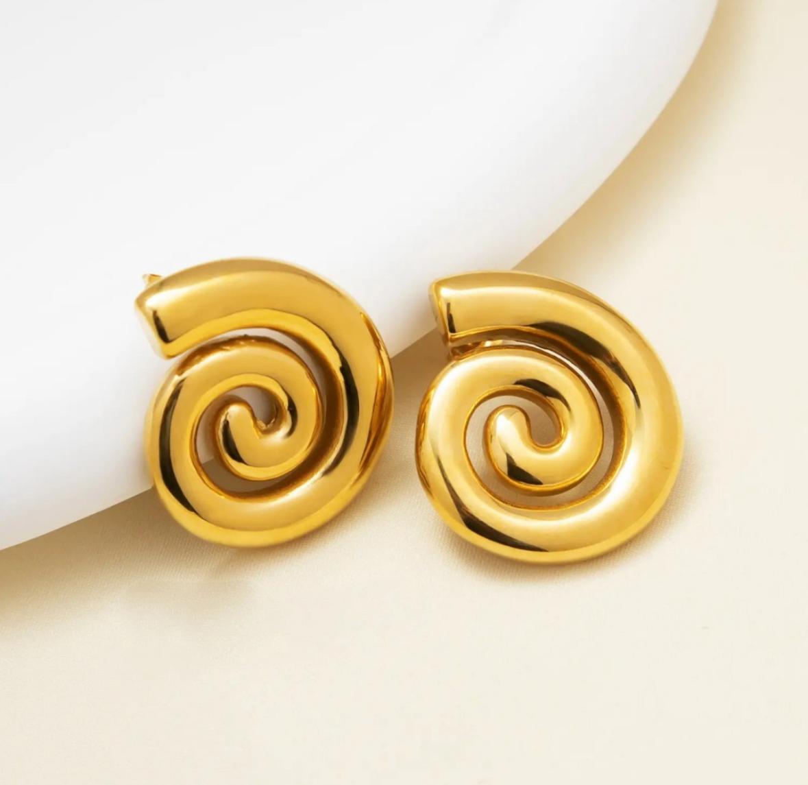 Shine On – Gold Hoop Earrings