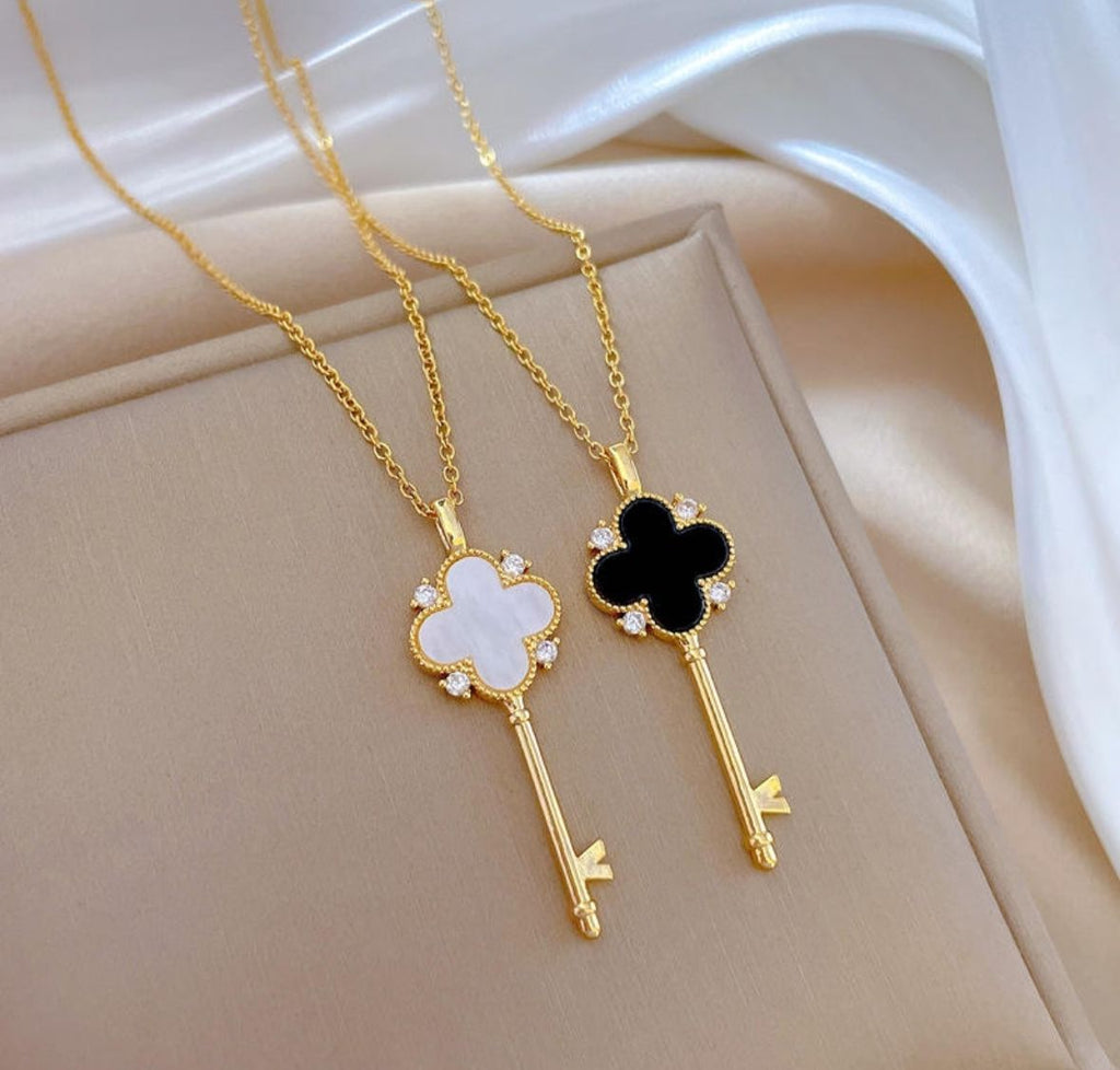 Golden Key to Elegance Necklace